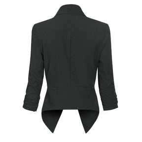 Women's Open-Front Blazer | Susanne in Purple - Juana Fashion
