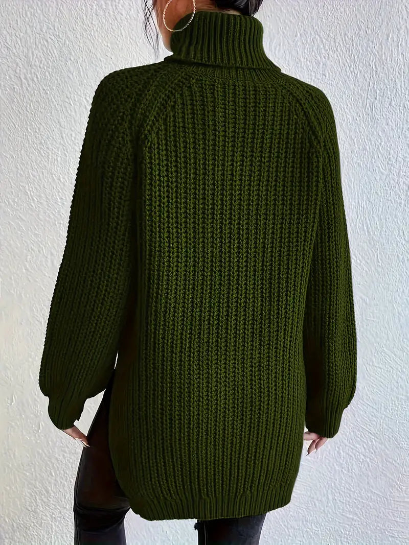 Women's Turtleneck Sweater — View 3