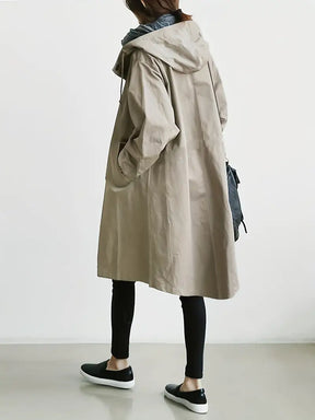 Women's Hooded Trench Coat — View 1