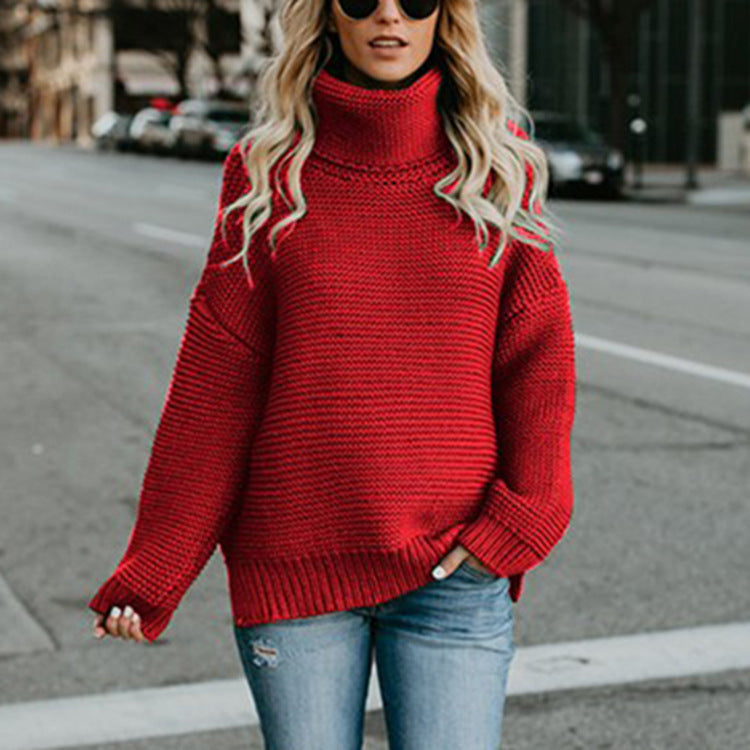 Women's Textured Turtleneck Sweater — View 4