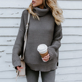 Women's Textured Turtleneck Sweater — View 1