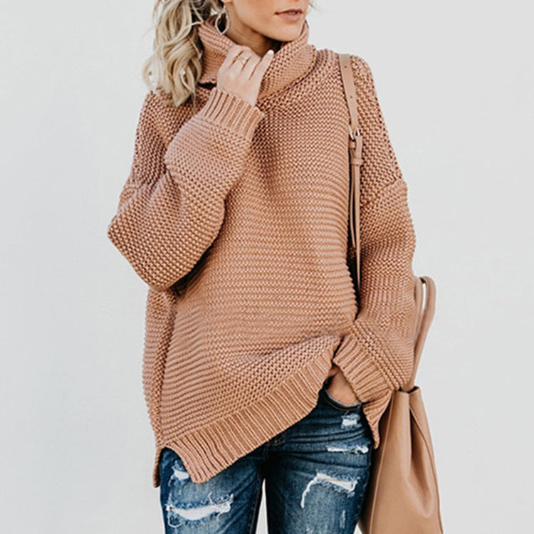 Women's Textured Turtleneck Sweater — View 8
