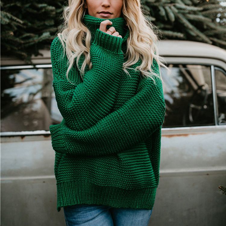 Women's Textured Turtleneck Sweater — View 2