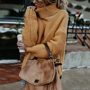 Women's Textured Turtleneck Sweater — View 11