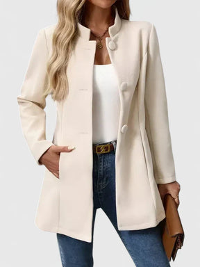 Women's Dressy Jacket | Carmelyssa in Cream - Juana Fashion