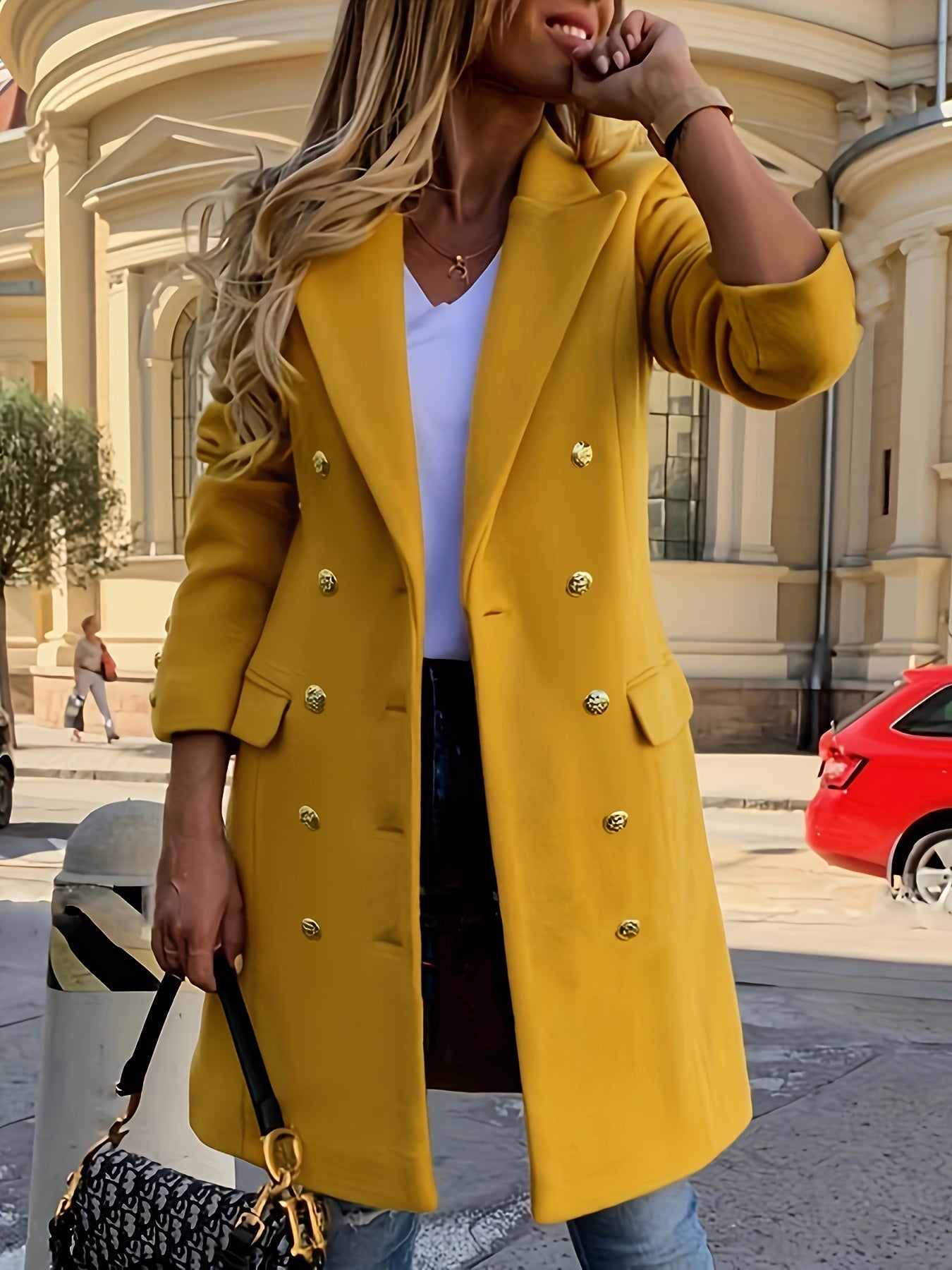 Women's Long Sleeve Coat — View 2