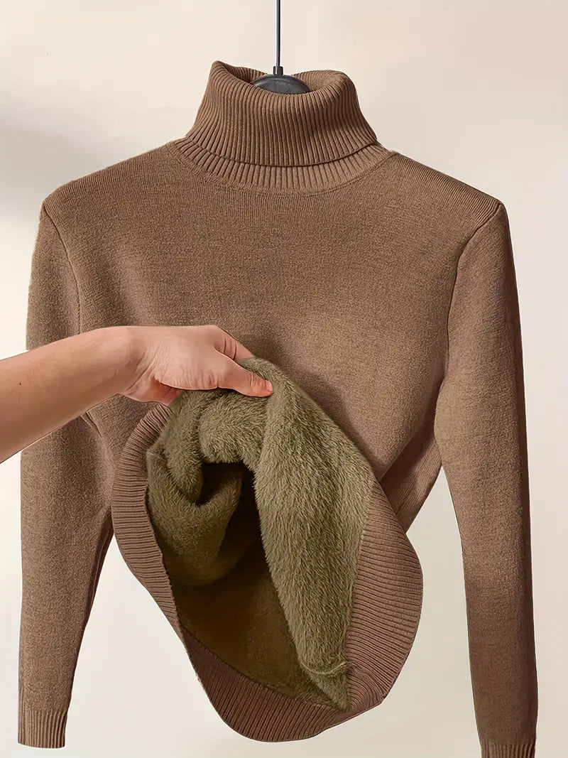 Women's Turtleneck Sweater — View 1