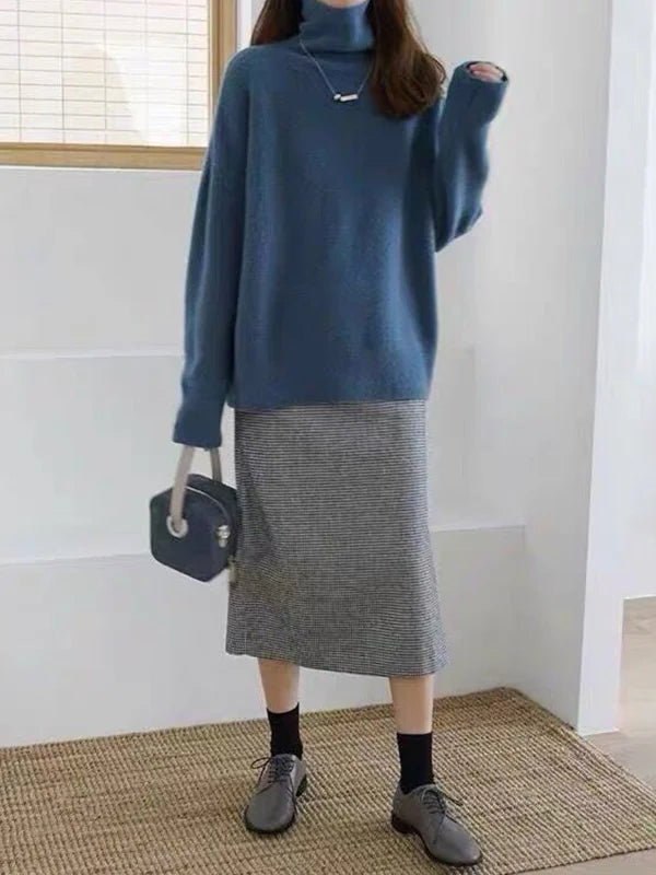 Women's Turtleneck Sweater — View 3