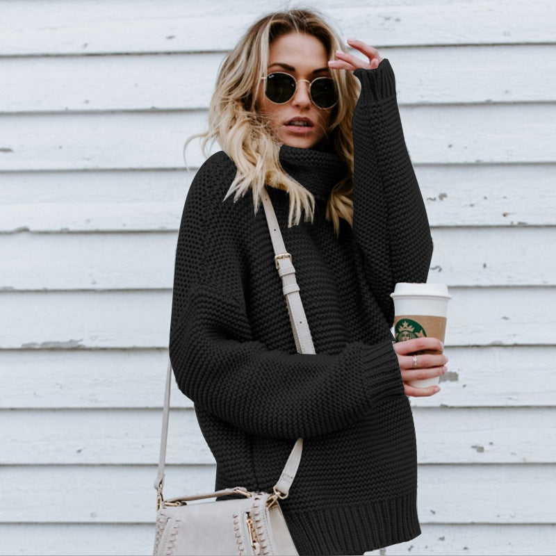 Women's Textured Turtleneck Sweater — View 7