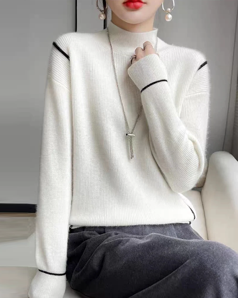 Women's Turtleneck Sweater — View 5
