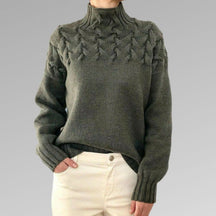 Women's Turtleneck Sweater — View 8