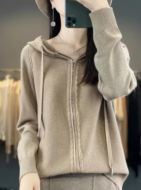 Women's Hooded Cardigan — View 9