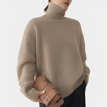 Women's Turtleneck Sweater — View 5