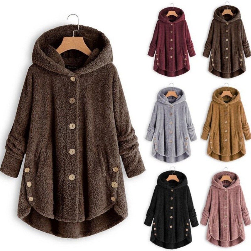 Women's Wool Hooded Coat — View 1