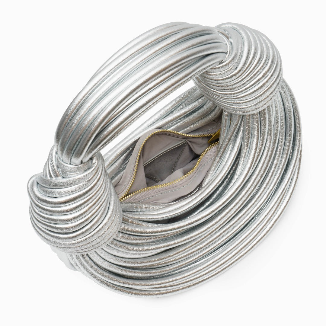Women's Knot Handle Statement Handbag by Juana Fashion