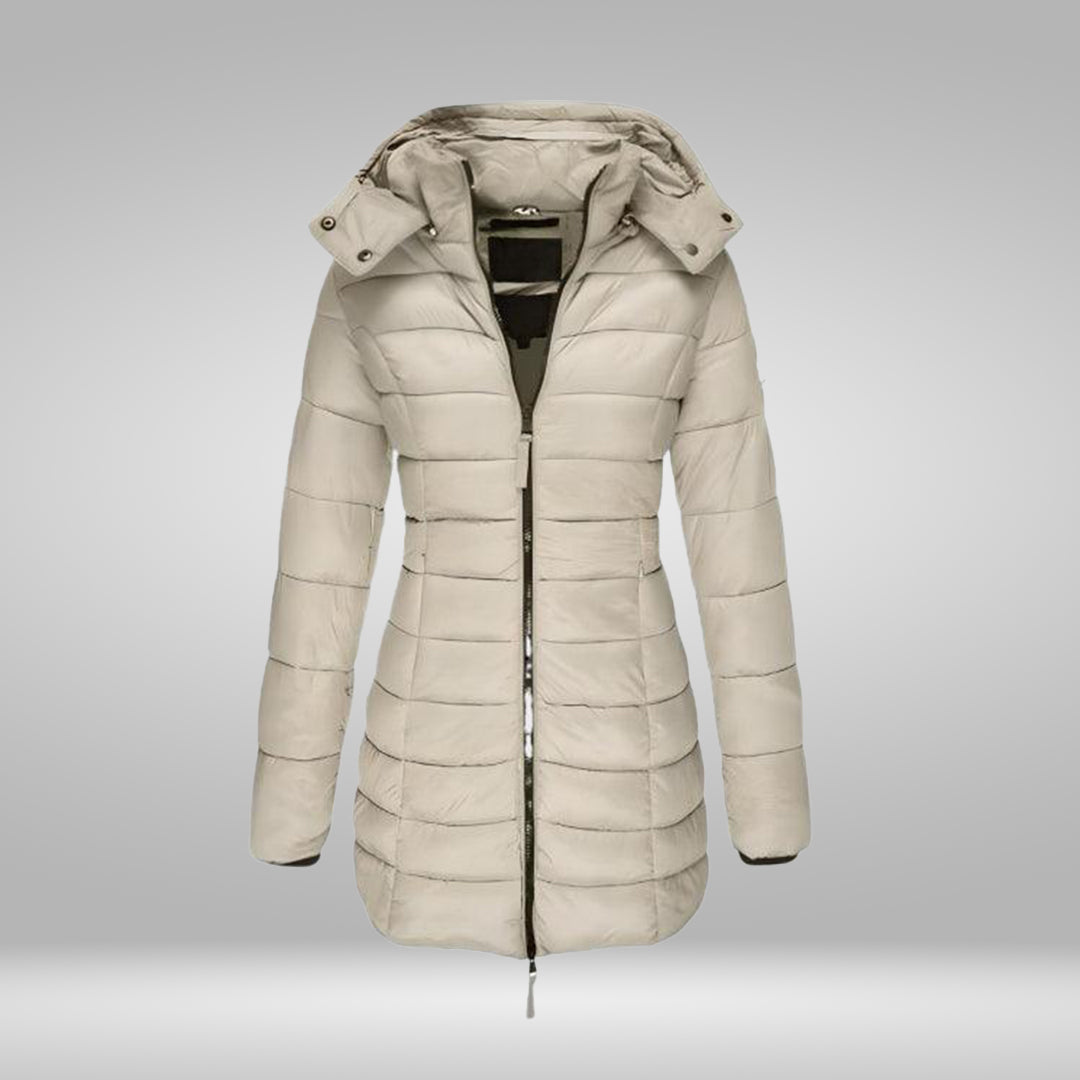 Women's Hooded Longline Coat — View 6