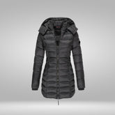Women's Hooded Longline Coat — View 2