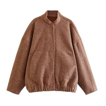 Women's Oversized Bomber Jacket — View 8