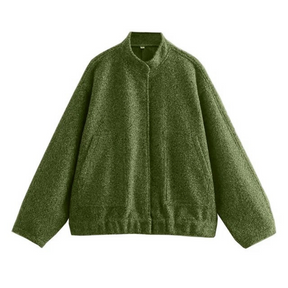 Women's Oversized Bomber Jacket — View 10