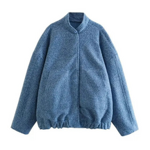 Women's Oversized Bomber Jacket — View 11