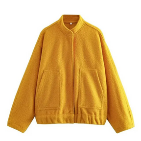 Women's Oversized Bomber Jacket — View 12