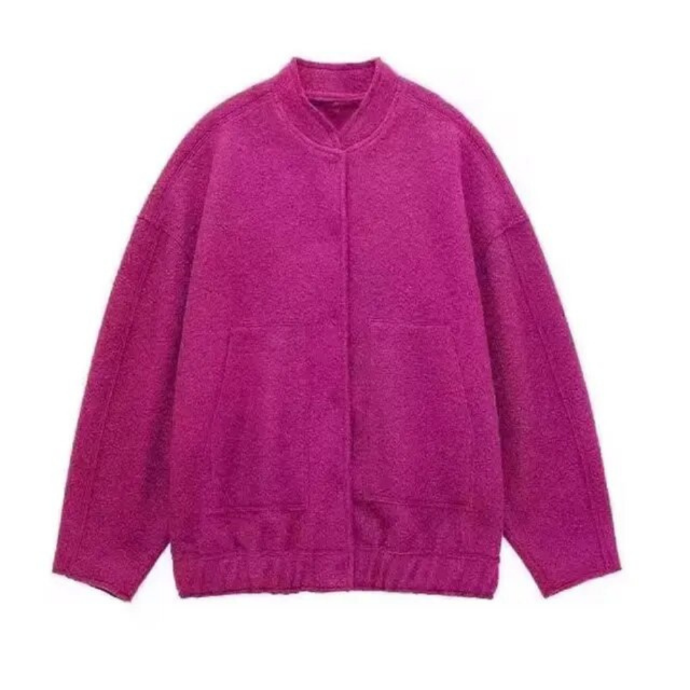 Women's Oversized Bomber Jacket — View 13
