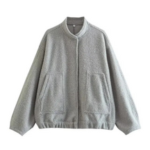 Women's Oversized Bomber Jacket — View 4