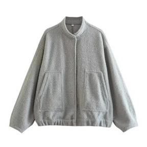 Women's Oversized Bomber Jacket — View 4