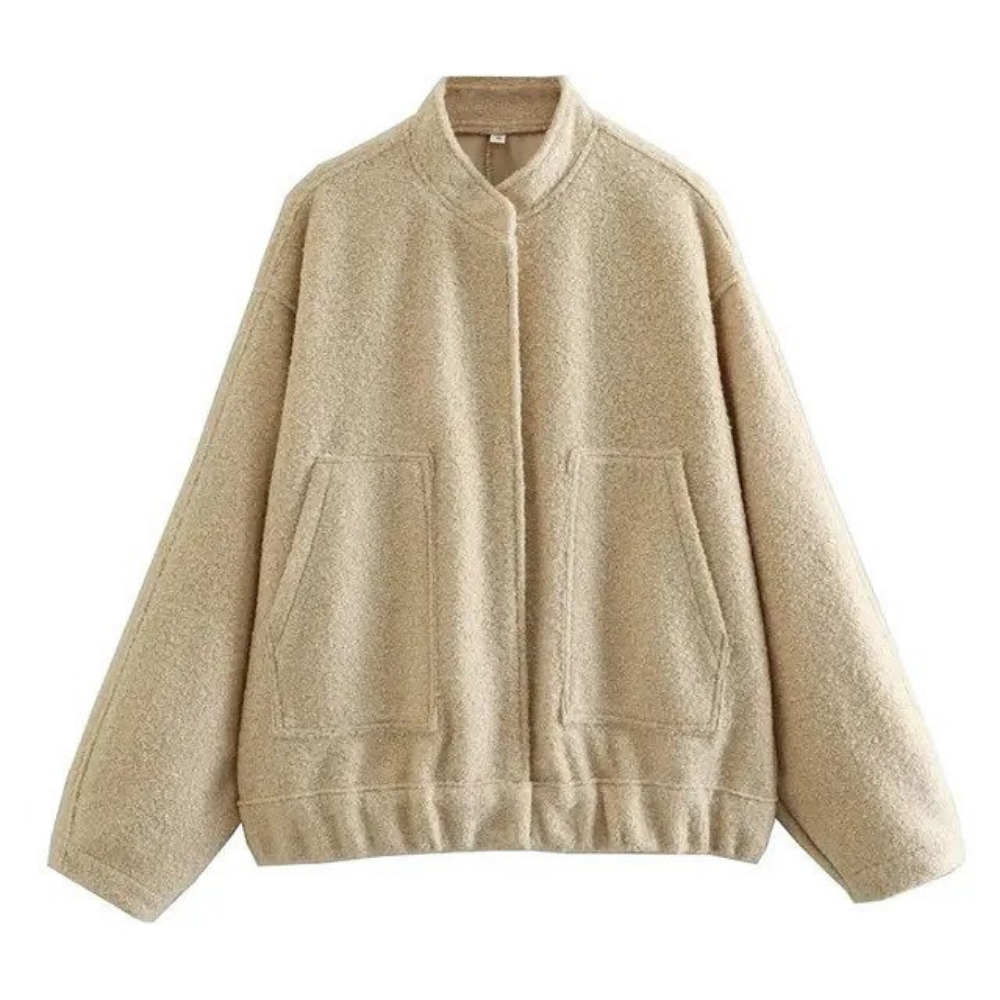 Women's Oversized Bomber Jacket — View 6