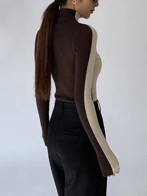 Women's Long Sleeve Turtleneck Sweater — View 10