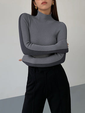 Women's Long Sleeve Turtleneck Sweater — View 15