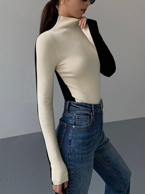 Women's Long Sleeve Turtleneck Sweater — View 4