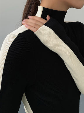 Women's Long Sleeve Turtleneck Sweater — View 1