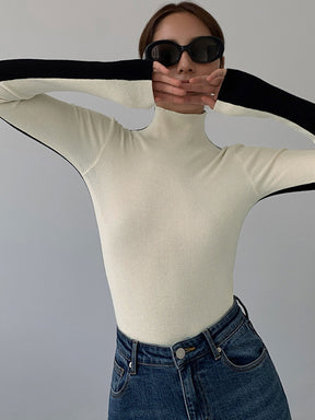 Women's Long Sleeve Turtleneck Sweater — View 5