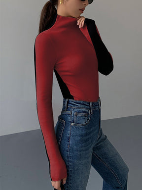 Women's Long Sleeve Turtleneck Sweater — View 11