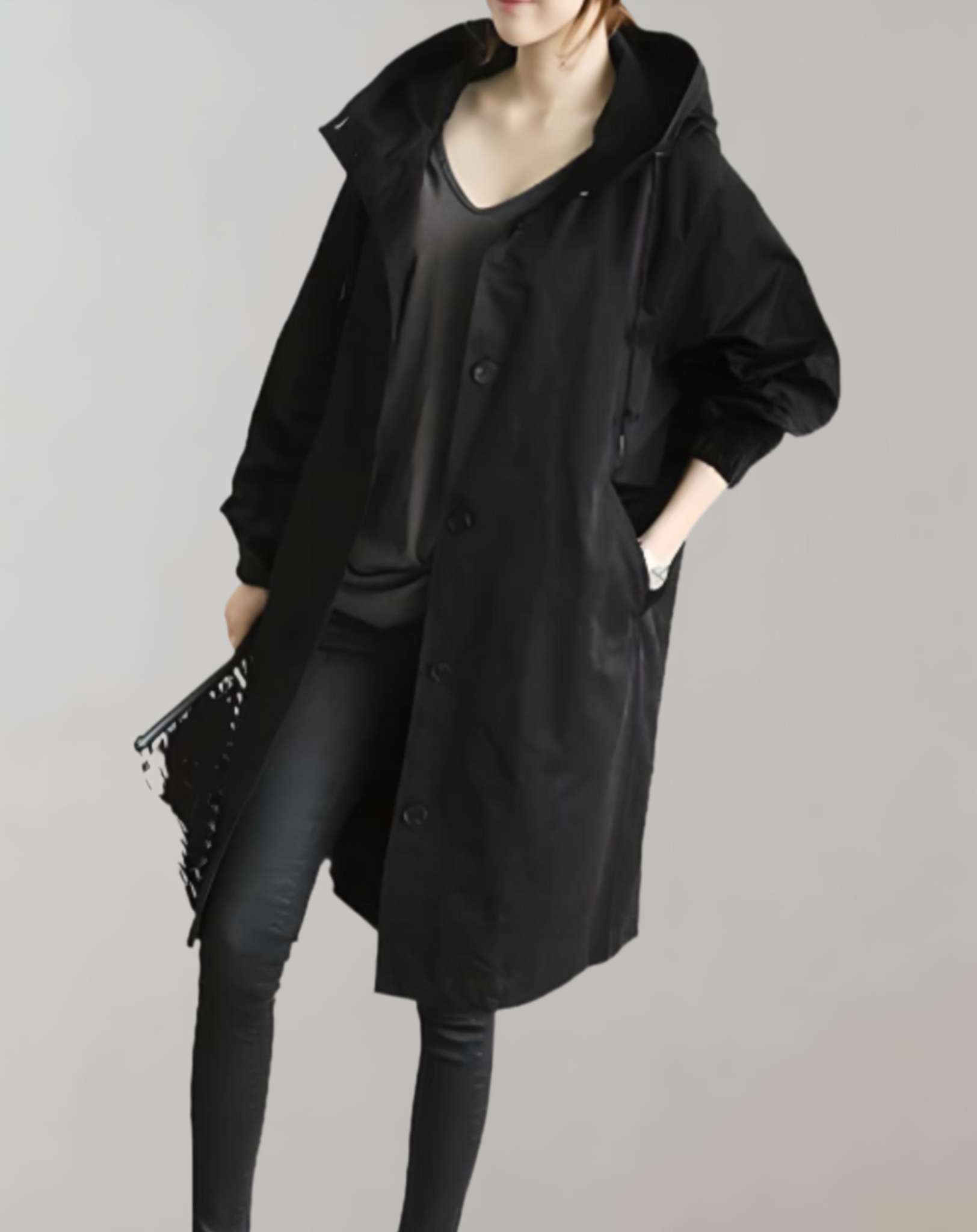 Women's Hooded Coat — View 7