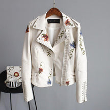 Women's Floral Studded Jacket — View 7