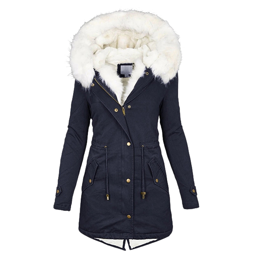 Women's Button Detail Hooded Jacket — View 4