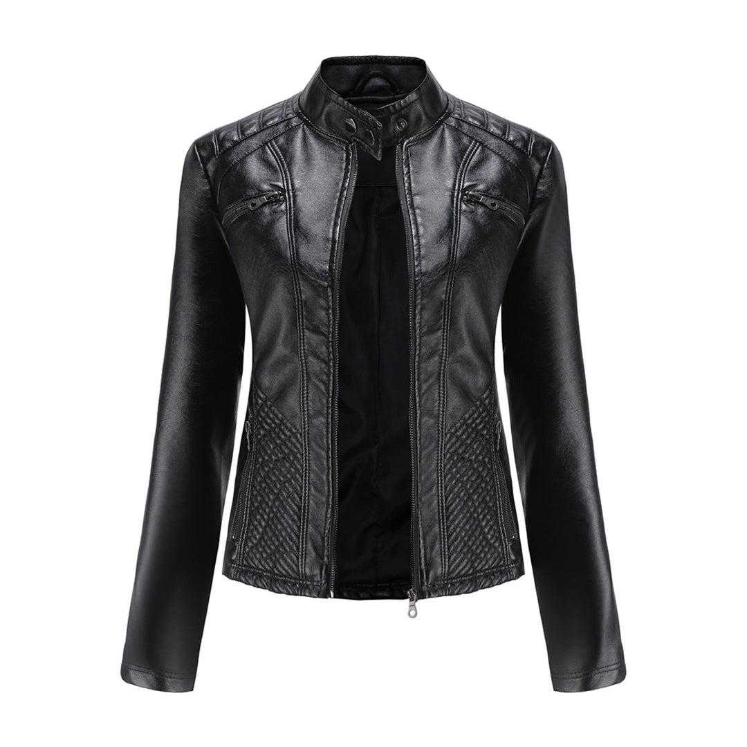 Women's Leather Look Jacket — View 12