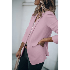 Women's Relaxed Open-Front Blazer | Jacqueline in Green - Juana Fashion