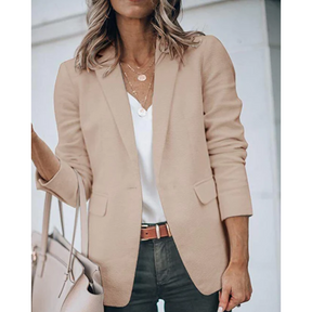 Women's Relaxed Open-Front Blazer | Jacqueline in Green - Juana Fashion
