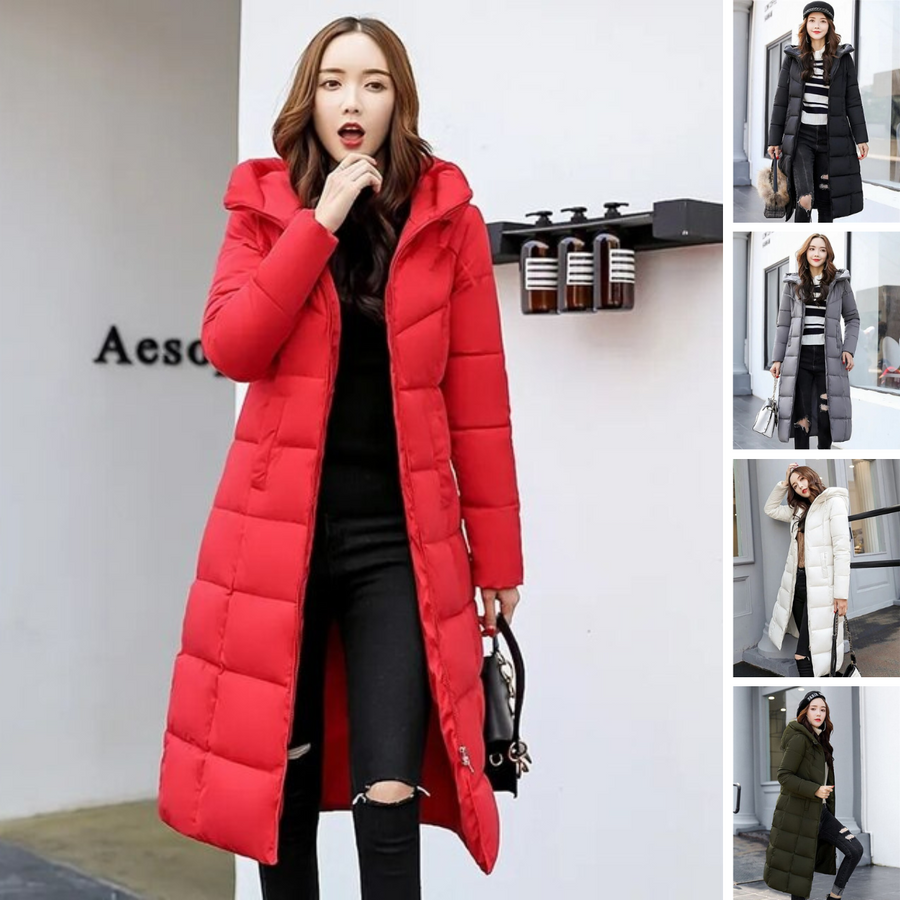 Women's Hooded Puffer Coat — View 1