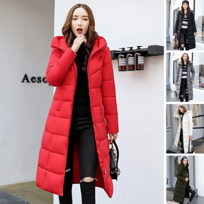 Women's Hooded Puffer Coat — View 1