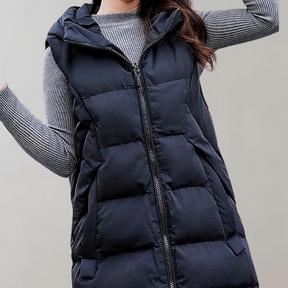 Women's Hooded Longline Jacket — View 2