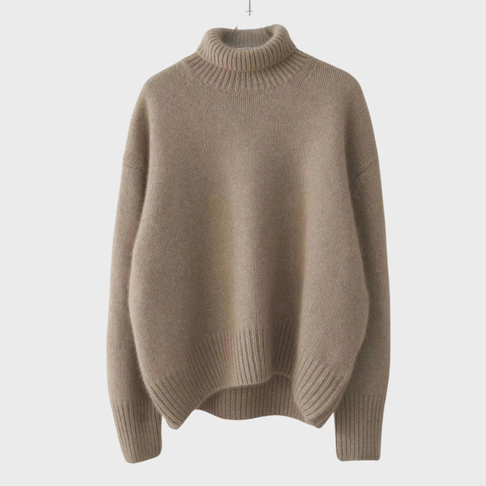 Women's Oversized Turtleneck Sweater — View 5