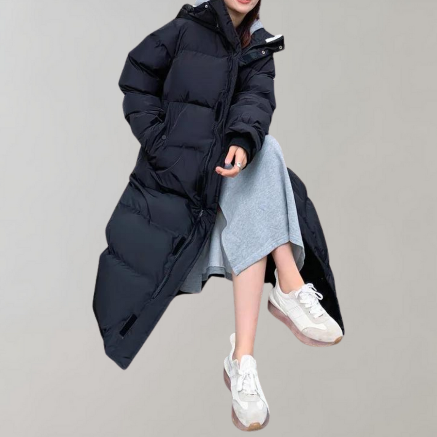 Women's Longline Puffer Coat — View 2
