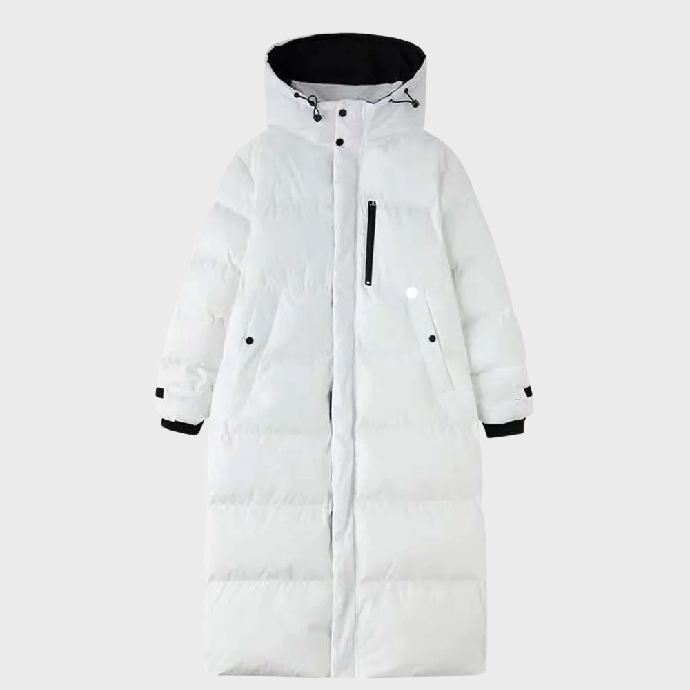 Women's Longline Puffer Coat — View 7