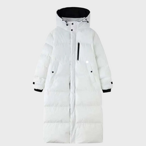 Women's Longline Puffer Coat — View 7