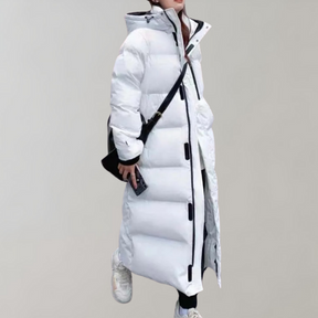 Women's Longline Puffer Coat — View 5