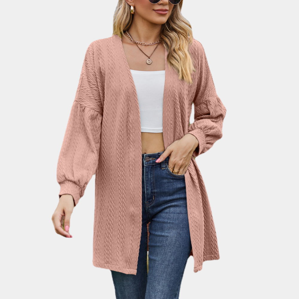 Women's Long Sleeve Cardigan — View 1